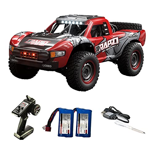XCRCFUN 1/14 Hobby RC Truck: High Speed 4WD