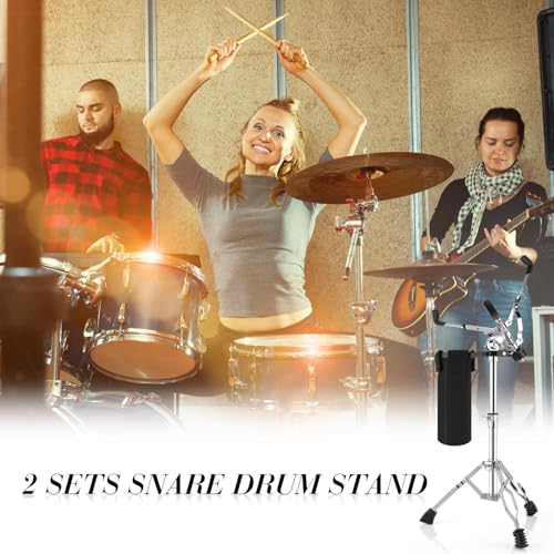 Adjustable Double-Braced Snare Drum Stand Set