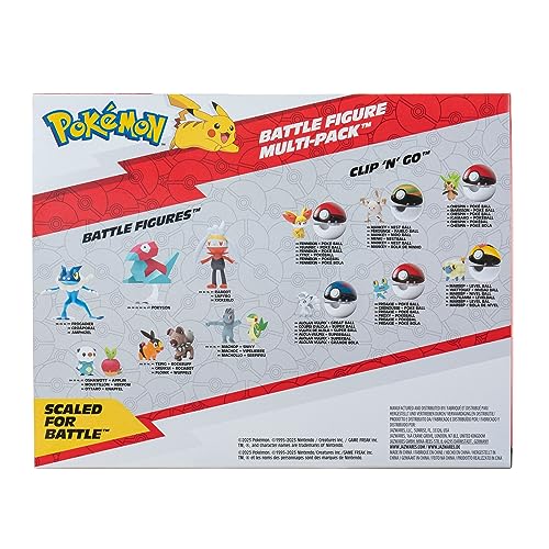 Pokémon Battle Figure Set with 8 Exclusive Figurines