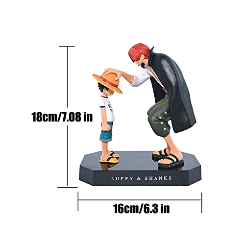 One Piece Shanks & Luffy Touch Figures Set