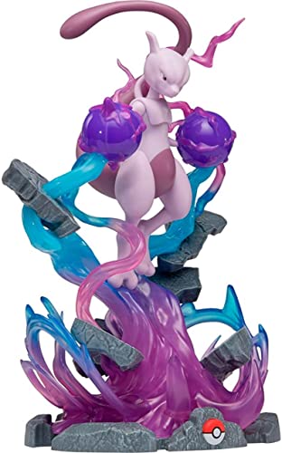 Jazwares Pokémon Mewtwo Deluxe Collector Statue - LED Effects