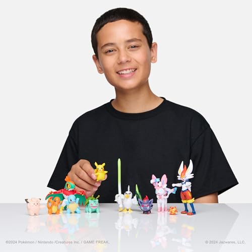 Pokémon Battle Figure Set - Cinderace, Pikachu, & More