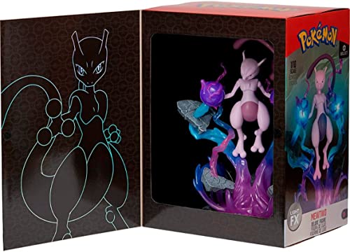 Jazwares Pokémon Mewtwo Deluxe Collector Statue - LED Effects