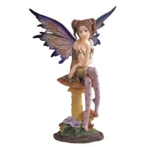 Fairy Collection Pixie Figurine with Clear Wings