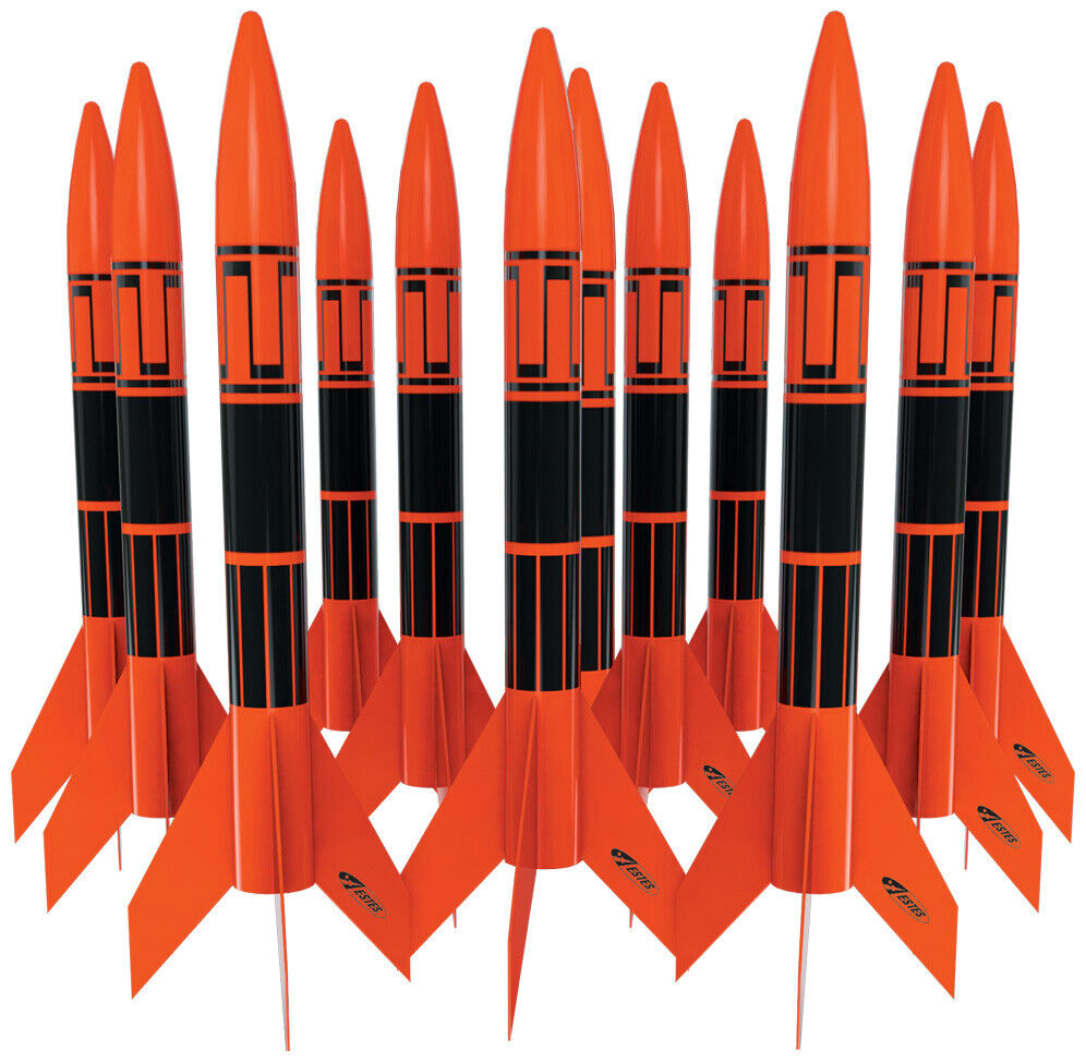 12 Beginner Model Rocket Kits in Alpha III Bulk Pack