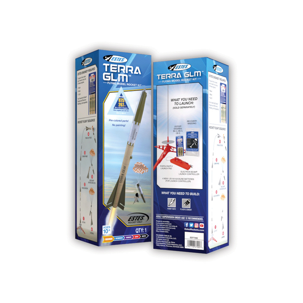 Estes 7292 Terra GLM Beginner Model Rocket Kit