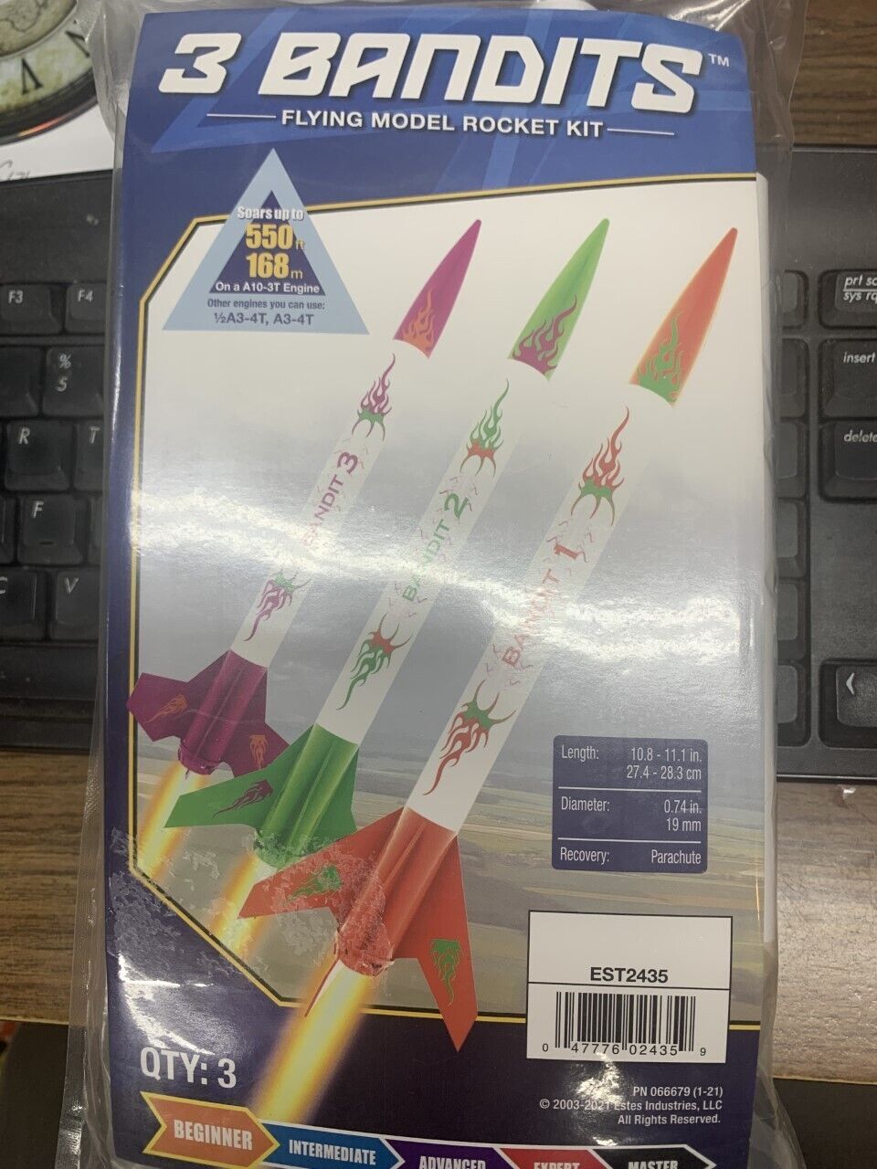 Estes 3 Bandits Rocket Beginner Kit