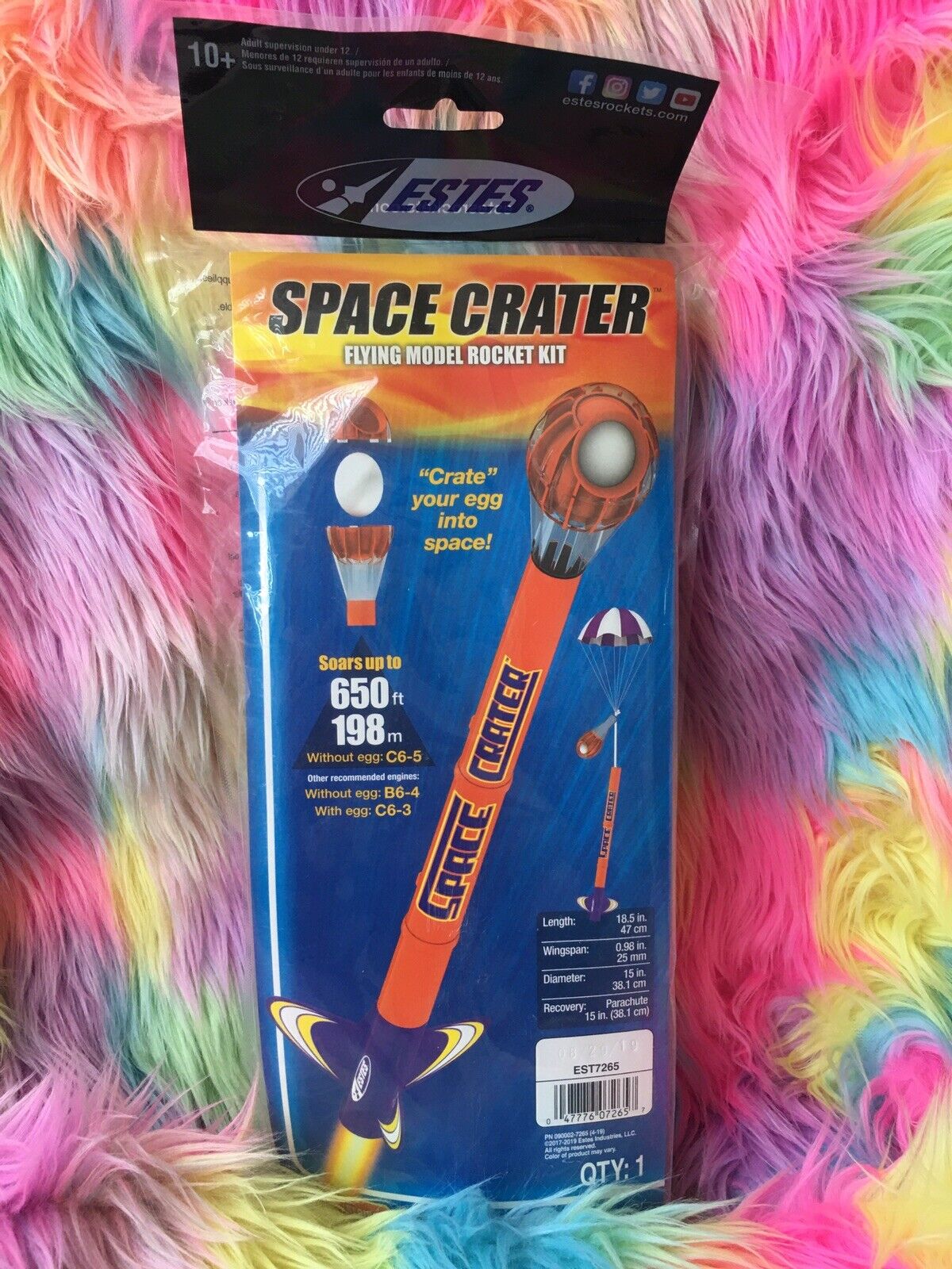 Estes Rockets 7265 SPACE CRATER STD KIT 18MM
