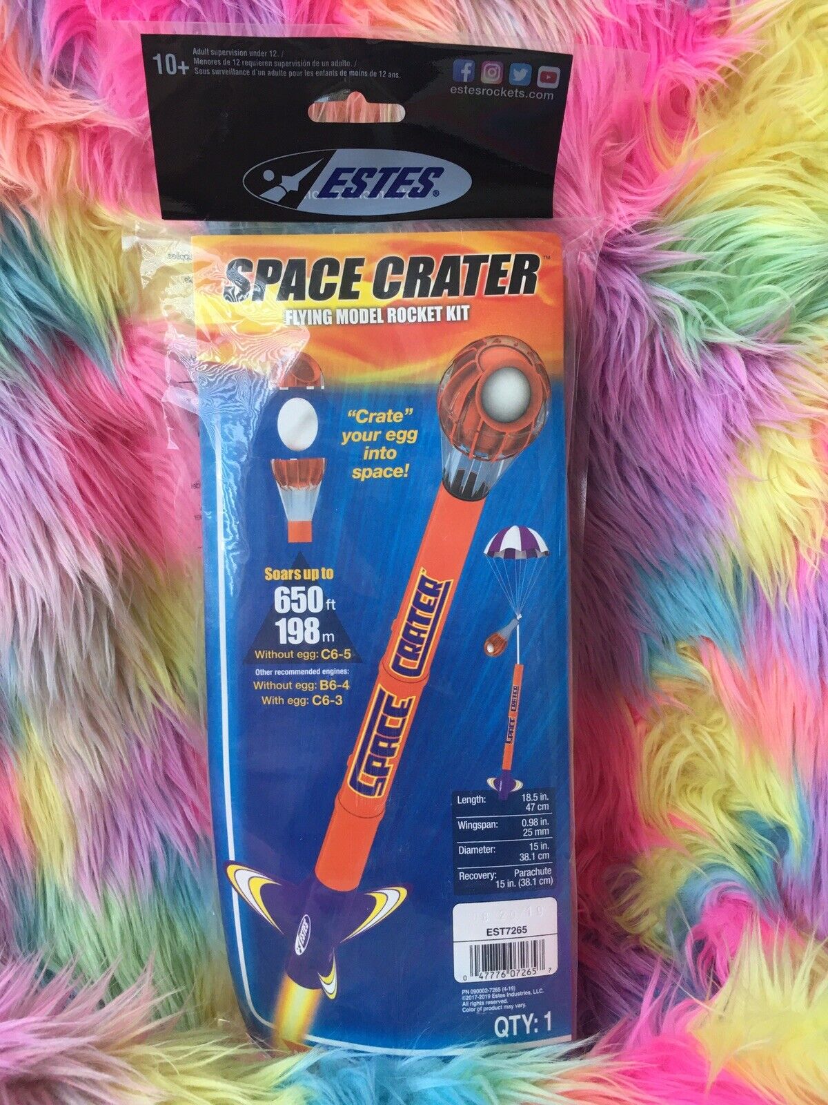 Estes Rockets 7265 SPACE CRATER STD KIT 18MM