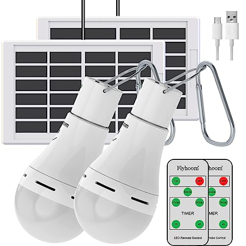 Portable Solar Light Bulbs for Chicken Coop