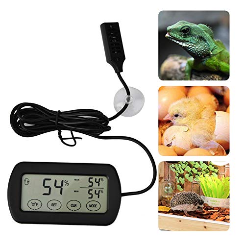 HEEPDD Digital Thermometer and Hygrometer for Incubators