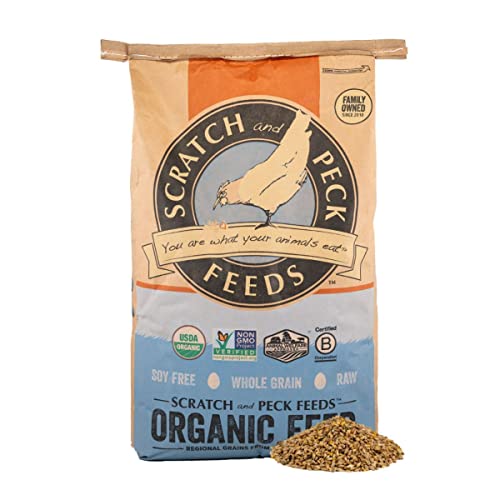 Organic Chicken and Duck Feed - 25-lbs