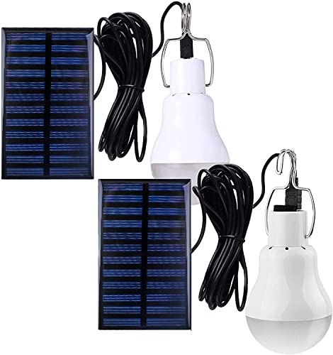 Indoor-Outdoor Solar Light Bulbs for Chicken Coop, Tent