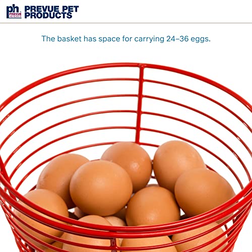 Prevue 8" Red Egg Basket for Chickens