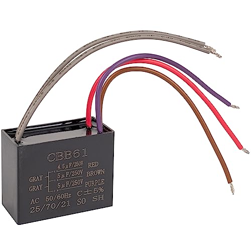 BlueStars 5-Wire Ceiling Fan Capacitor Replacement