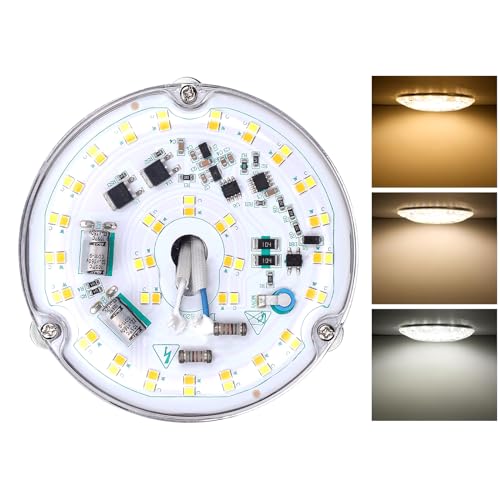 4" LED Ceiling Fan Light Kit, 18W, 3CCT