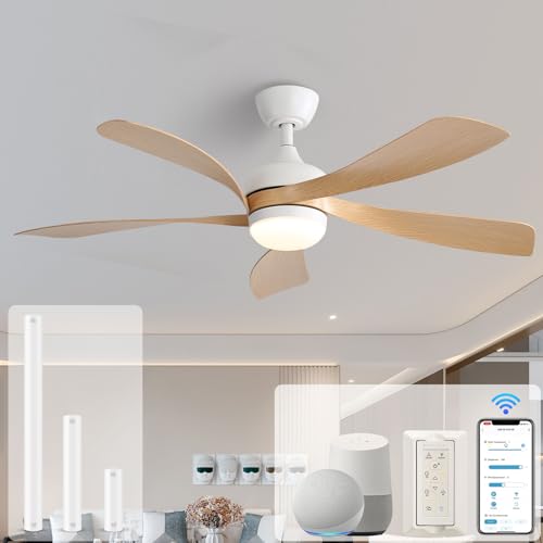 Sofucor 52" Smart Ceiling Fan with Lights & Remote