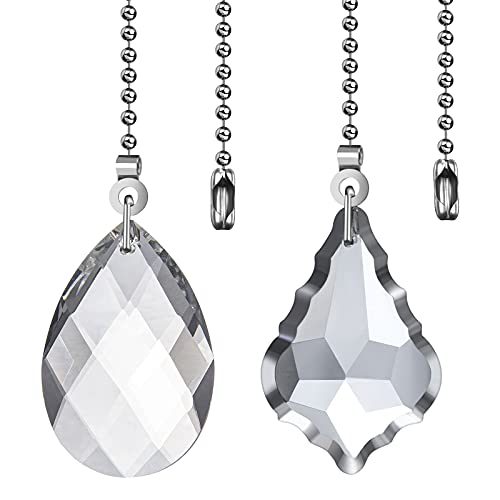 2-Pack Ceiling Fan Pull Chains with 20-Inch Extensions