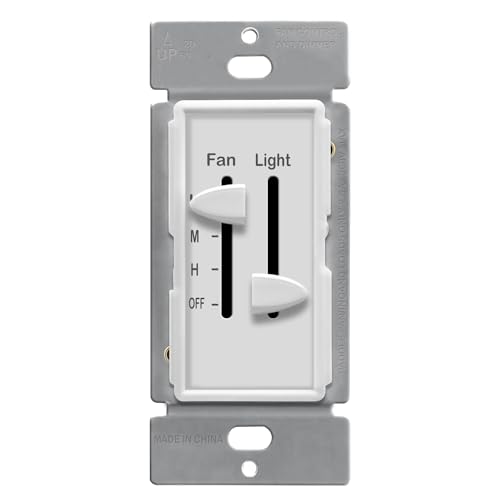 3 Speed Ceiling Fan and LED Dimmer Switch