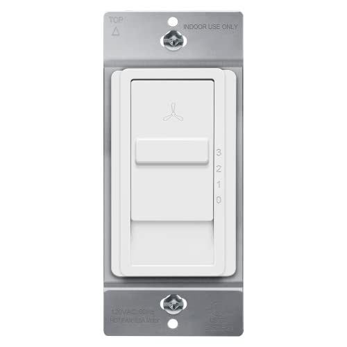 TOPGREENER 3-Speed Fan Control Switch - White