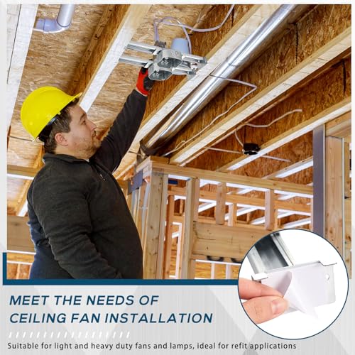 Tandefio Adjustable Ceiling Fan Mounting Bracket 2 Pcs