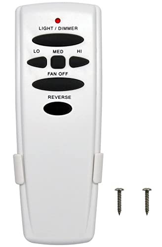 Ceiling Fan Remote Control w/ Reverse Light Dimmer