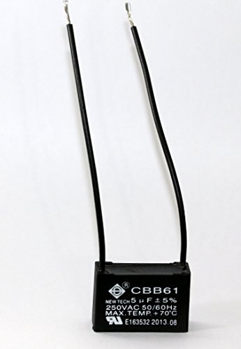 Tech Ceiling Fan Capacitor 2 Wire 5uf
