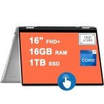 Dell Inspiron 16" 2-in-1 Laptop with Touchscreen
