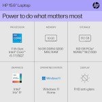 HP 15.6" FHD Laptop with Intel Core i5