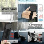 Aroepurt Black Phone Case with Screen Protector