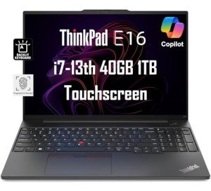 Lenovo ThinkPad E16 Business Laptop with Touchscreen