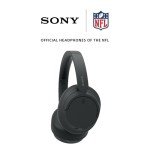 Sony WH-CH720N Wireless Noise-Canceling Headphones, Black
