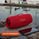 JBL Charge 5 Waterproof Bluetooth Speaker - Black