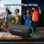 Portable Bluetooth Speaker with Deep Bass & RGB Lights