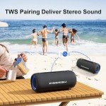 Portable Bluetooth Speaker with Deep Bass & RGB Lights