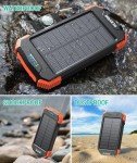 BLAVOR 10,000mAh Solar Power Bank & Wireless Charger