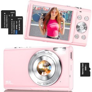 4K Autofocus Vlogging Camera with 32GB Card