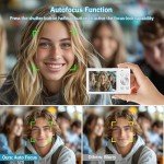 4K Vlogging Camera with Autofocus & 32GB Card