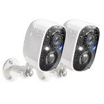 GMK 2-Pack Wireless Outdoor Security Cameras with Night Vision