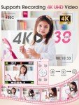 4K Autofocus Vlogging Camera with 32GB Card