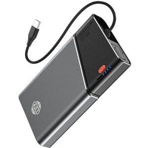 20000mAh Portable Power Bank with Fast Charging Cable