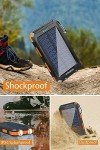 WONGKUO 36800mAh Solar Power Bank with Fast Charging