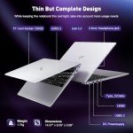 KAIGERR 2025 Gaming Laptop with Intel Quad-Core