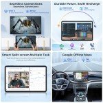 12-Inch Android Tablet with Keyboard and 2K Display