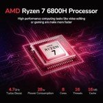 15.6” FHD Gaming Laptop with Ryzen 7 6800H