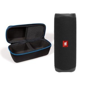 JBL Flip 5 Waterproof Bluetooth Speaker with Case