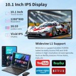 10-Inch Android Tablet with Keyboard and Accessories