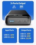 ADDTOP 65W Power Bank 20000mAh Fast Charger