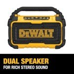 DEWALT 20V MAX Bluetooth Jobsite Speaker