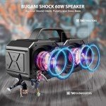 BUGANI 60W Waterproof Bluetooth 5.3 Speaker